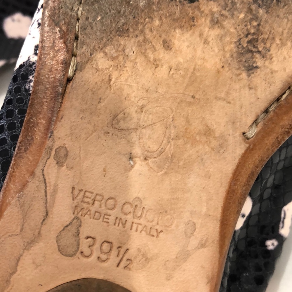 Zero +Maria Cornejo spotted python loafers - image 8